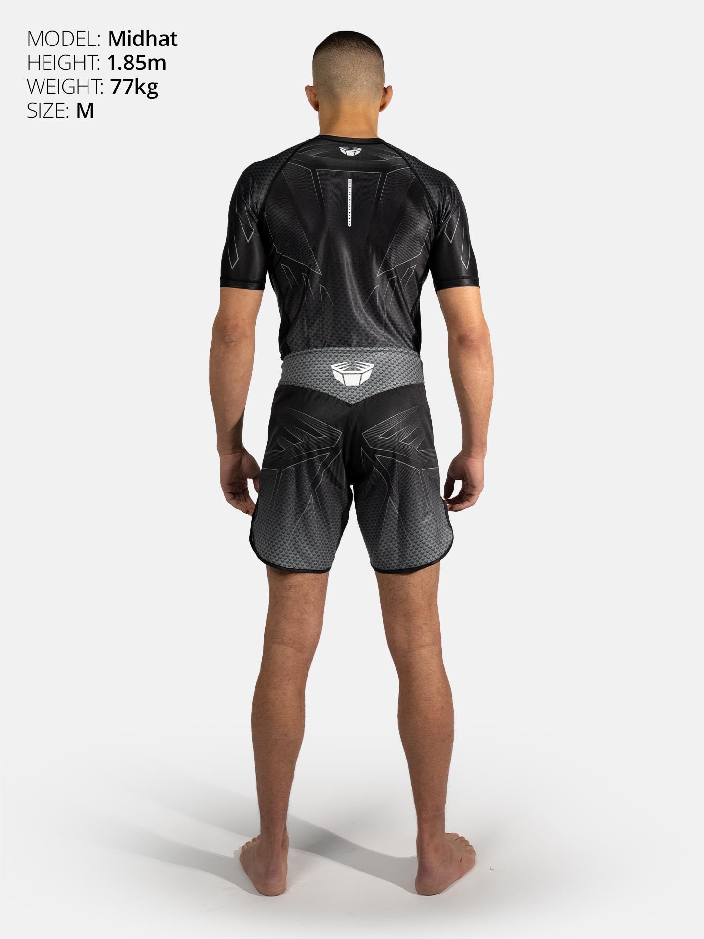 RINGLIFE Rashguard S/S - Octaring 2.0 schwarz-grau