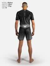 RINGLIFE Rashguard S/S - Octaring 2.0 schwarz-grau