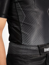 RINGLIFE Rashguard S/S - Octaring 2.0 schwarz-grau