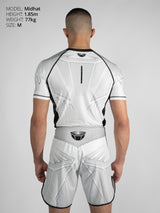 RINGLIFE Rashguard S/S - Octaring 2.0 weiss-schwarz