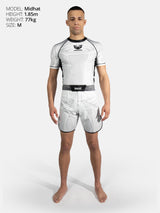 RINGLIFE Rashguard S/S - Octaring 2.0 weiss-schwarz