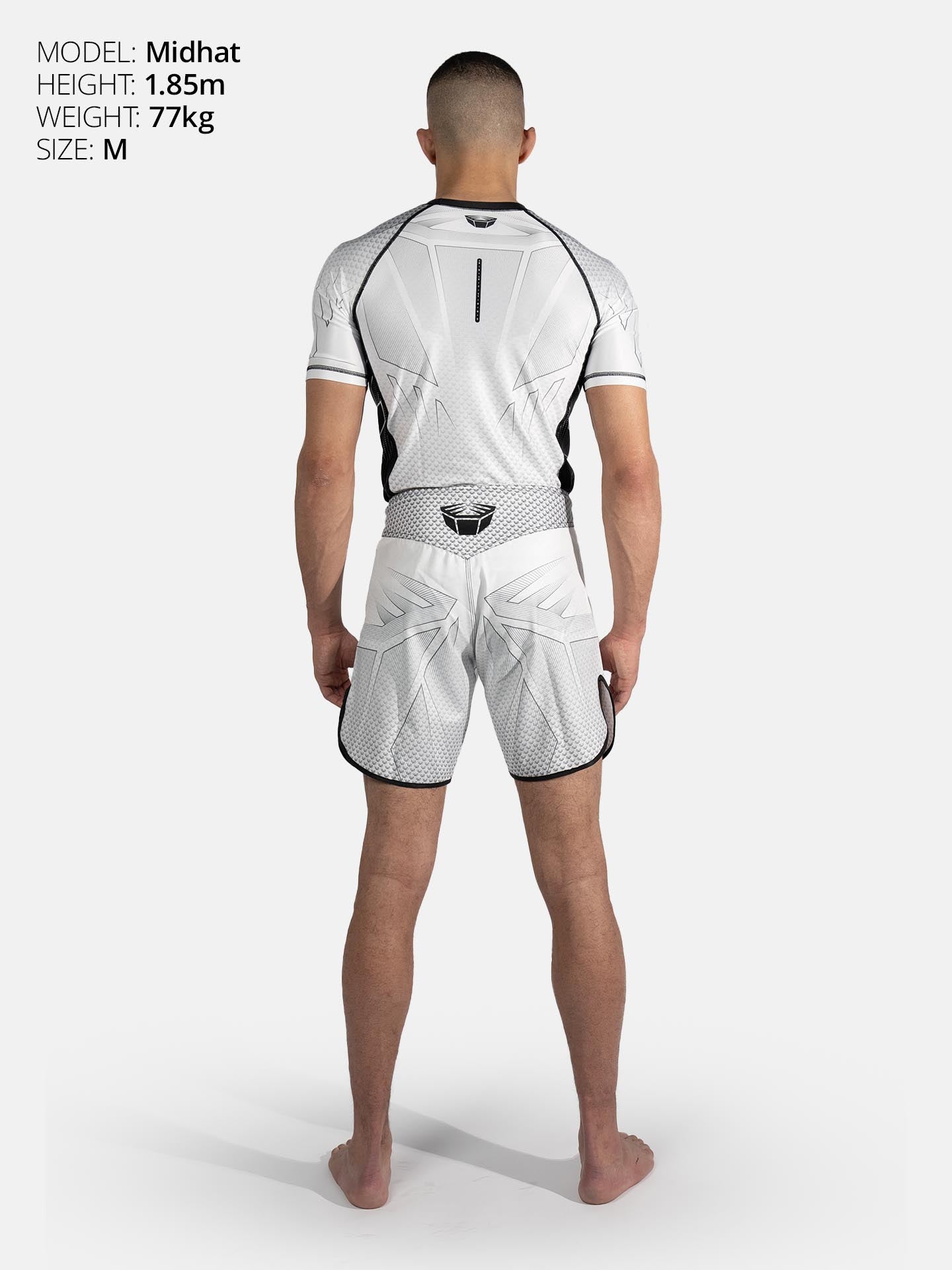 RINGLIFE Rashguard S/S - Octaring 2.0 weiss-schwarz