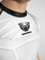 RINGLIFE Rashguard S/S - Octaring 2.0 weiss-schwarz