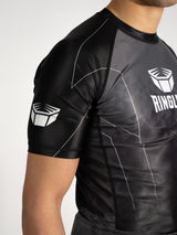 RINGLIFE Rashguard S/S - Transition schwarz-grau