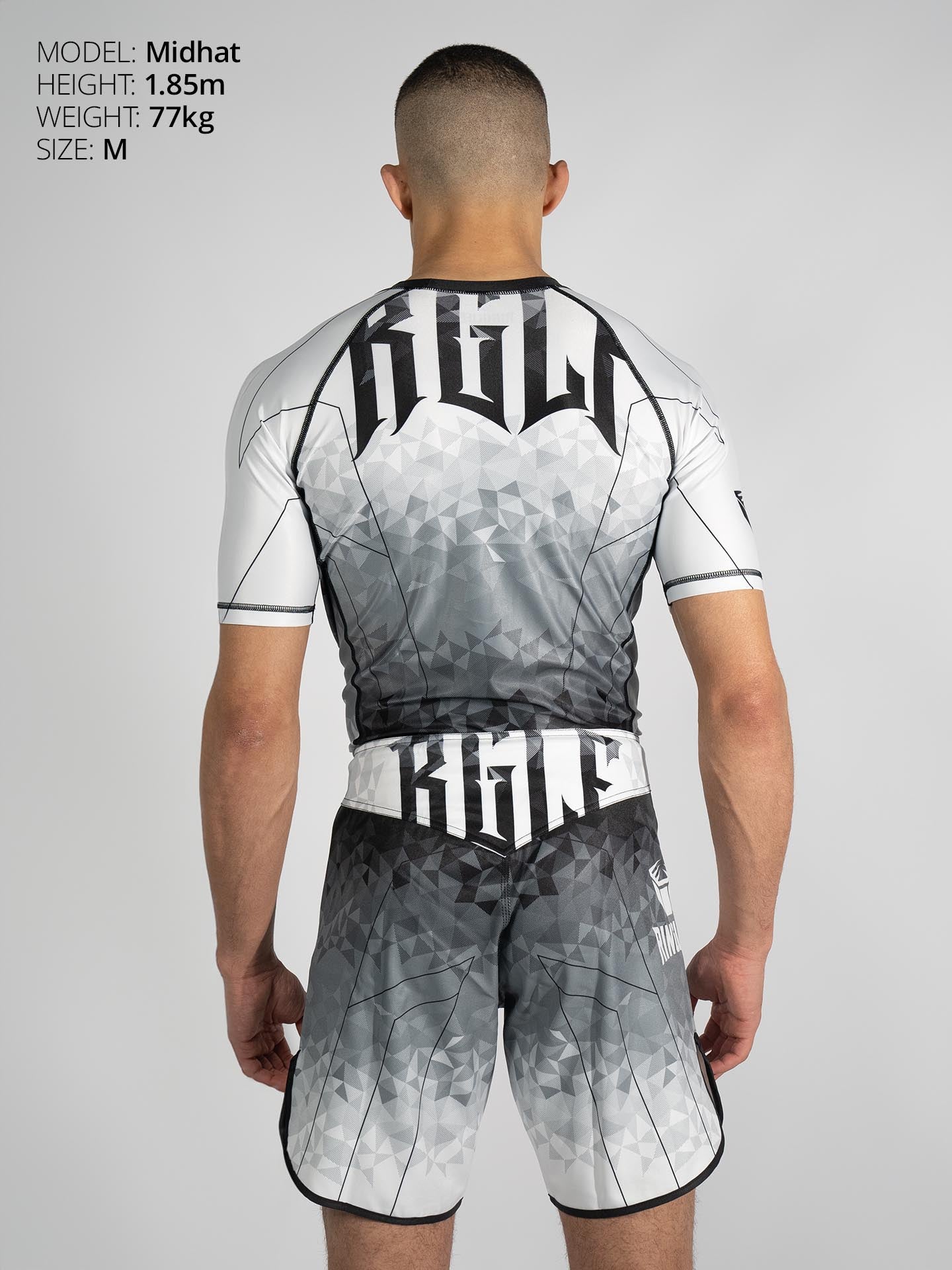 RINGLIFE Rashguard S/S - Transition schwarz-weiss