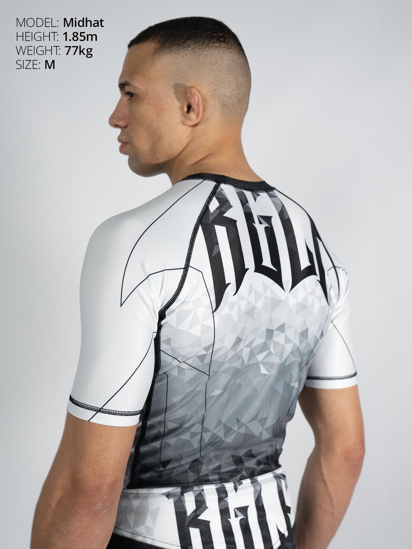 RINGLIFE Rashguard S/S - Transition schwarz-weiss
