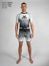 RINGLIFE Rashguard S/S - Transition schwarz-weiss