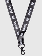 RINGLIFE Schlüsselanhänger lang, schwarz