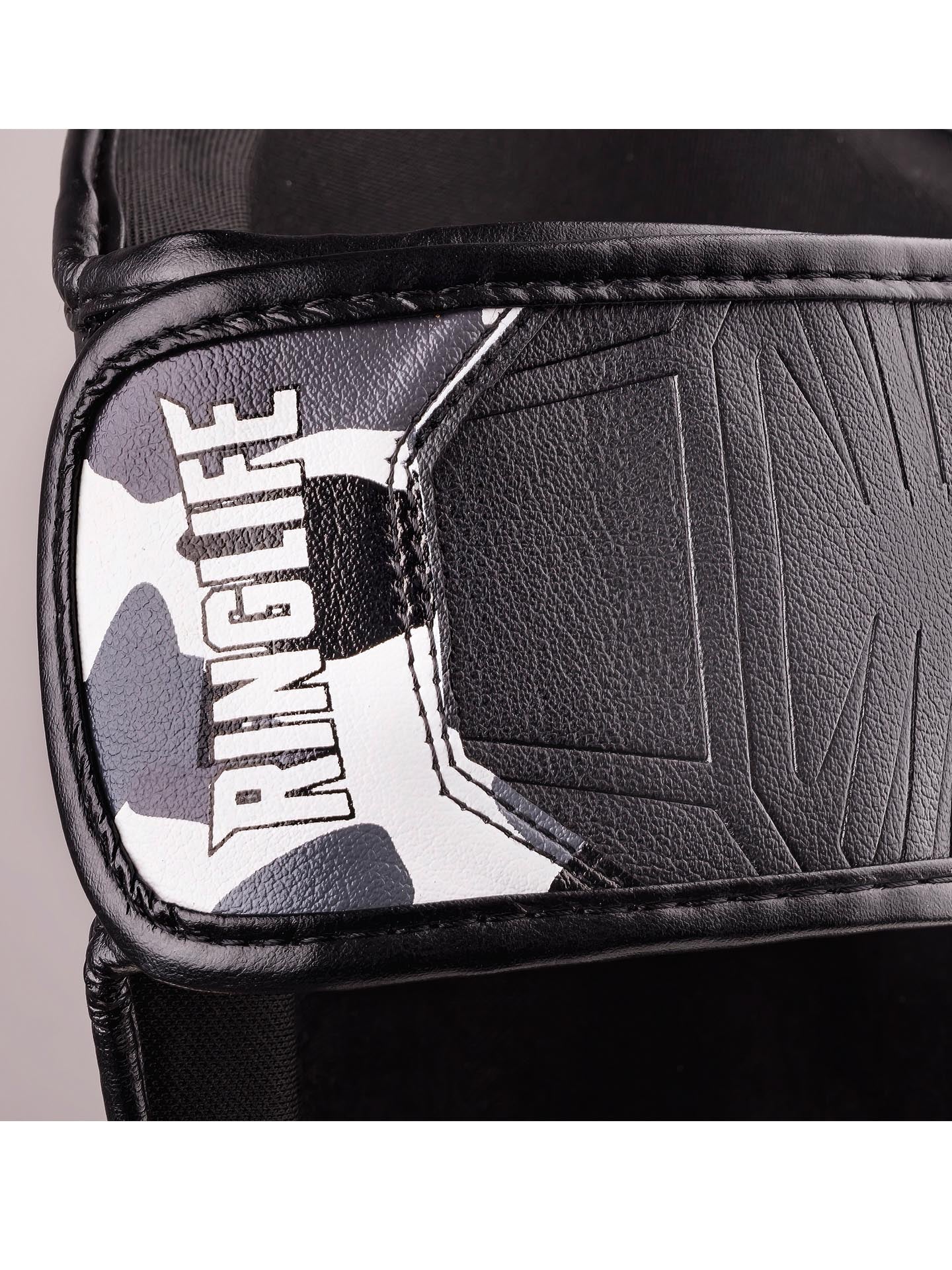 RINGLIFE Schienbeinschoner, Unit, schwarz-camo