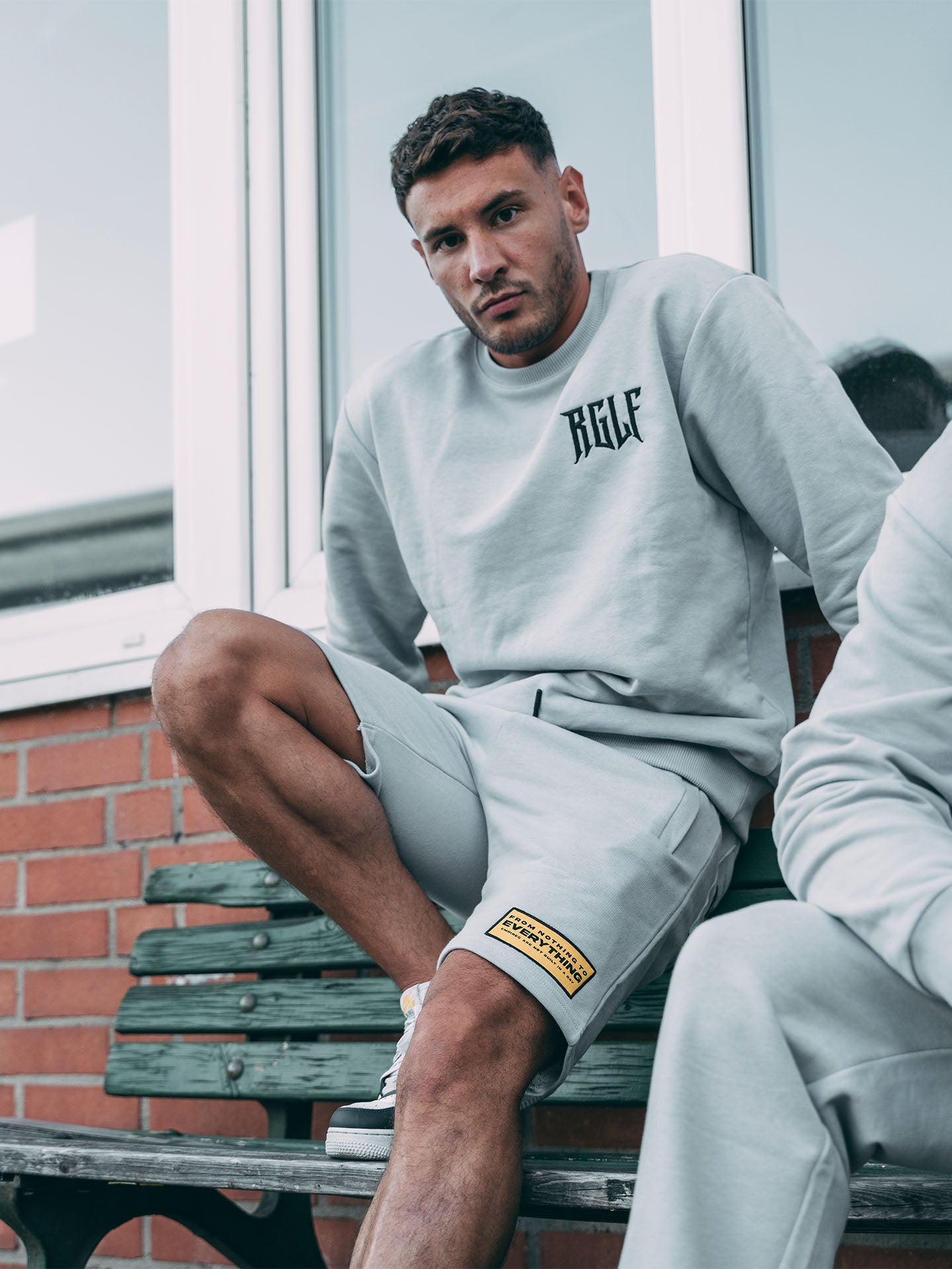 RINGLIFE Shorts - RGLF Tattoo grau-schwarz