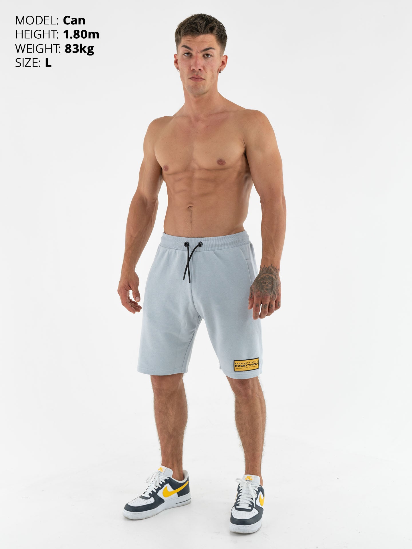 RINGLIFE Shorts - RGLF Tattoo grau-schwarz