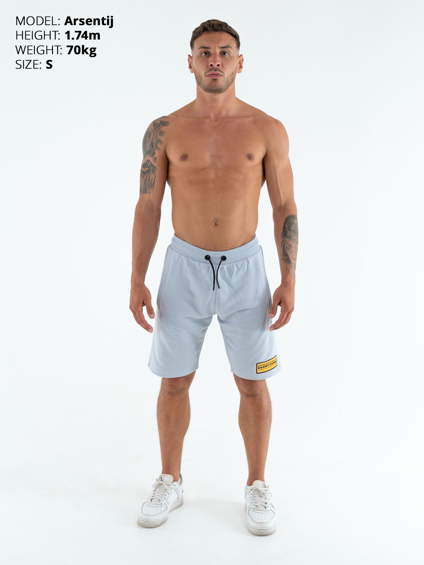 RINGLIFE Shorts - RGLF Tattoo grau-schwarz