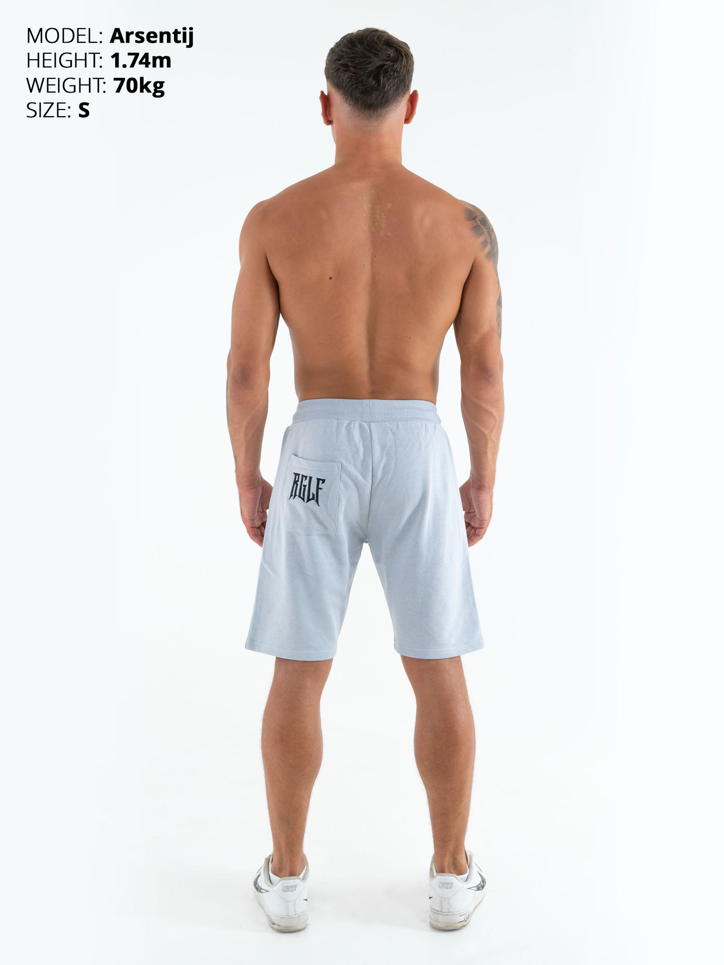 RINGLIFE Shorts - RGLF Tattoo grau-schwarz