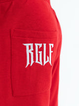 RINGLIFE Shorts - RGLF Tattoo rot-weiß