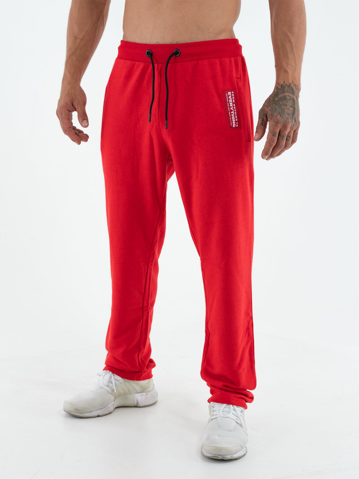 RINGLIFE Jogginghose - RGLF Tattoo rot-weiß