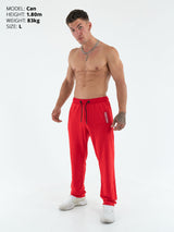 RINGLIFE Jogginghose - RGLF Tattoo rot-weiß