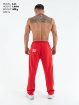 RINGLIFE Jogginghose - RGLF Tattoo rot-weiß