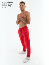 RINGLIFE Jogginghose - RGLF Tattoo rot-weiß