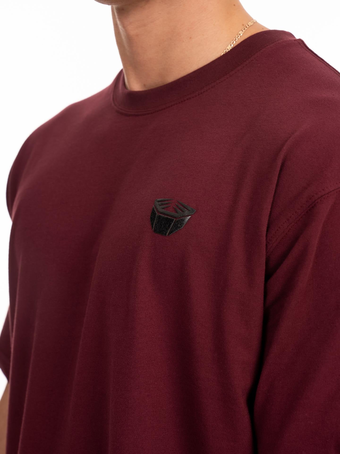 RINGLIFE T-Shirt, Defy Death, dunkelrot