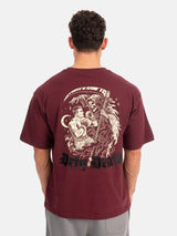 RINGLIFE T-Shirt, Defy Death, dunkelrot