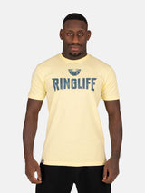 RINGLIFE T-Shirt, Logo 2.0, chardonnay-navy