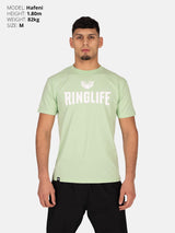 RINGLIFE T-Shirt, Logo 2.0, mint-weiß