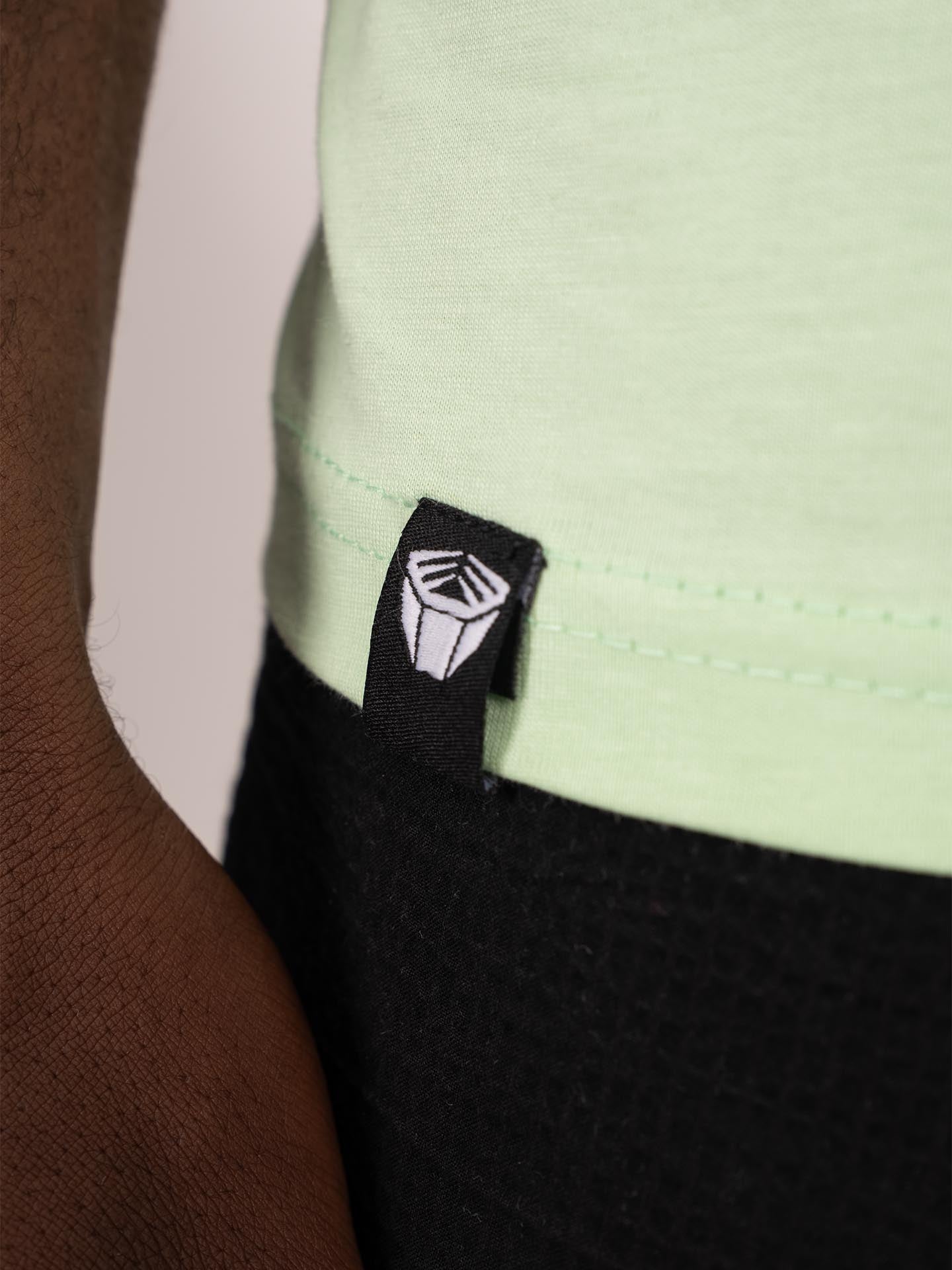 RINGLIFE T-Shirt, Logo 2.0, mint-weiß