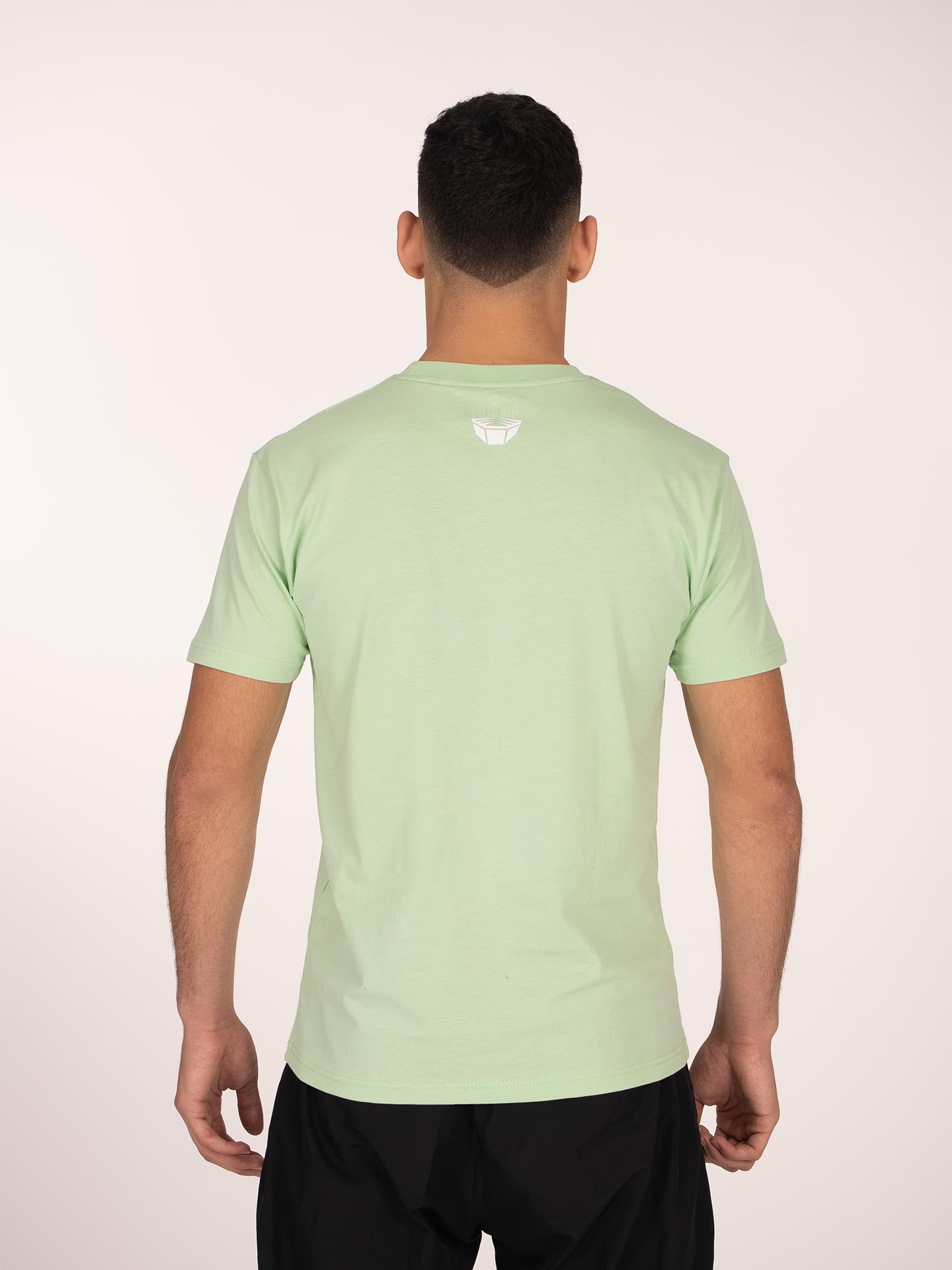 RINGLIFE T-Shirt, Logo 2.0, mint-weiß