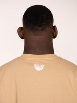 RINGLIFE T-Shirt, Logo 2.0, sand-weiß