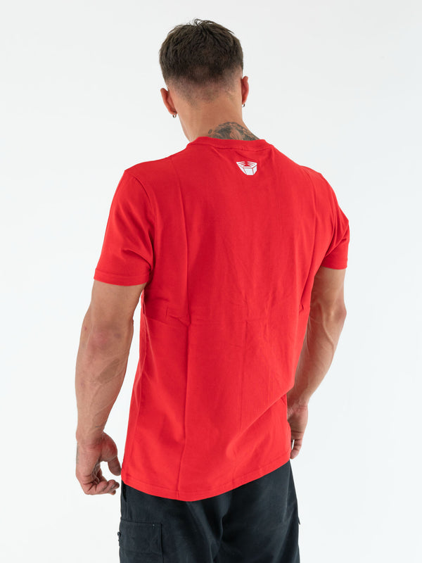 RINGLIFE T-Shirt - Logo rot-weiß