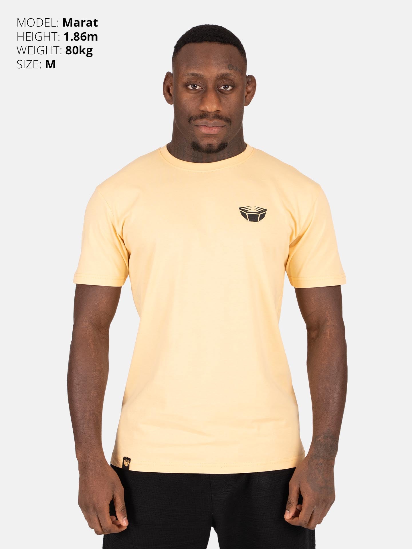 RINGLIFE T-Shirt, Octaring, apricot-schwarz