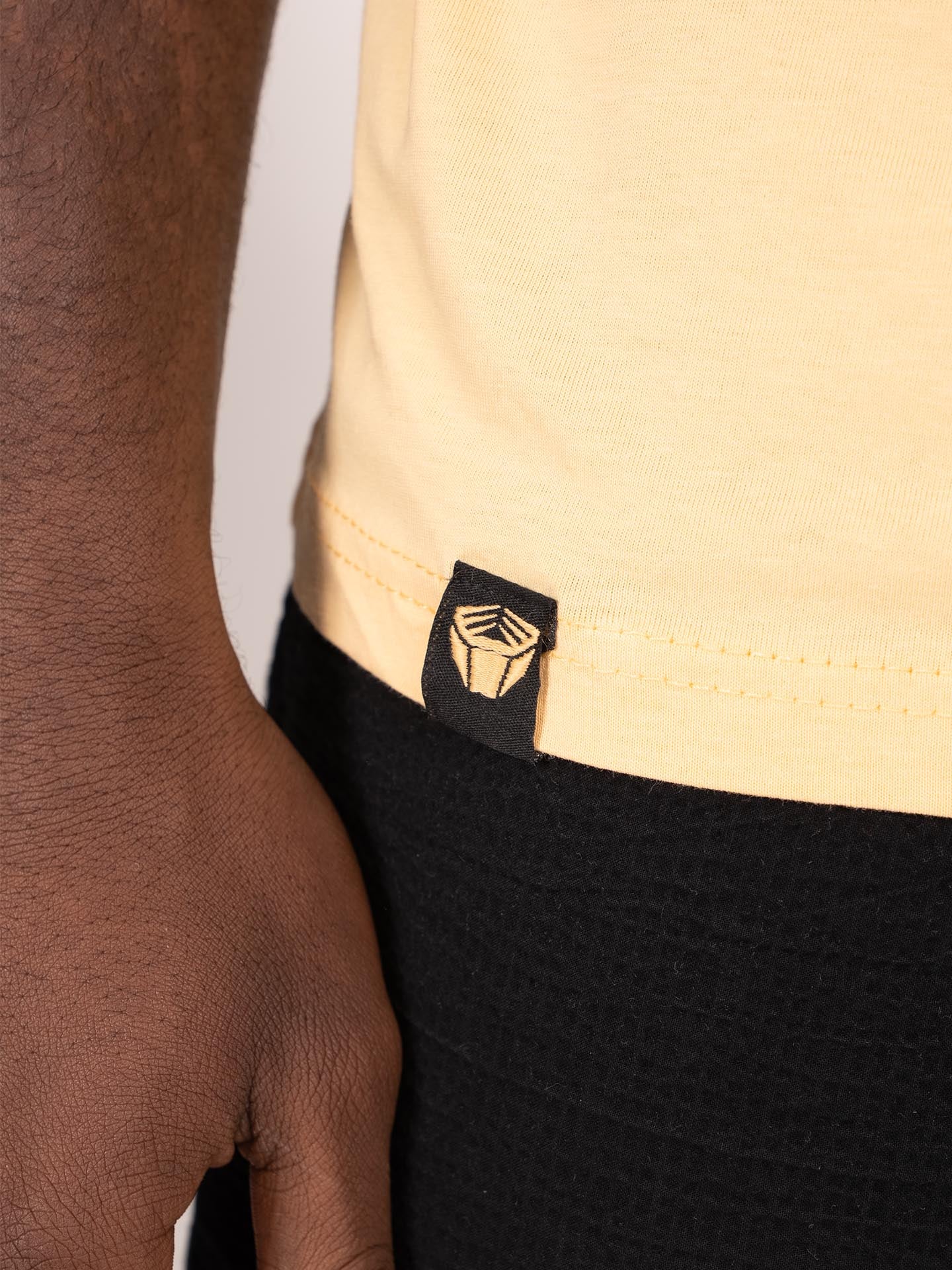 RINGLIFE T-Shirt, Octaring, apricot-schwarz