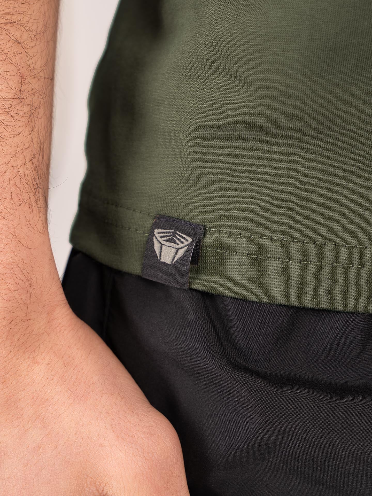 RINGLIFE T-Shirt, Octaring, olive-schwarz