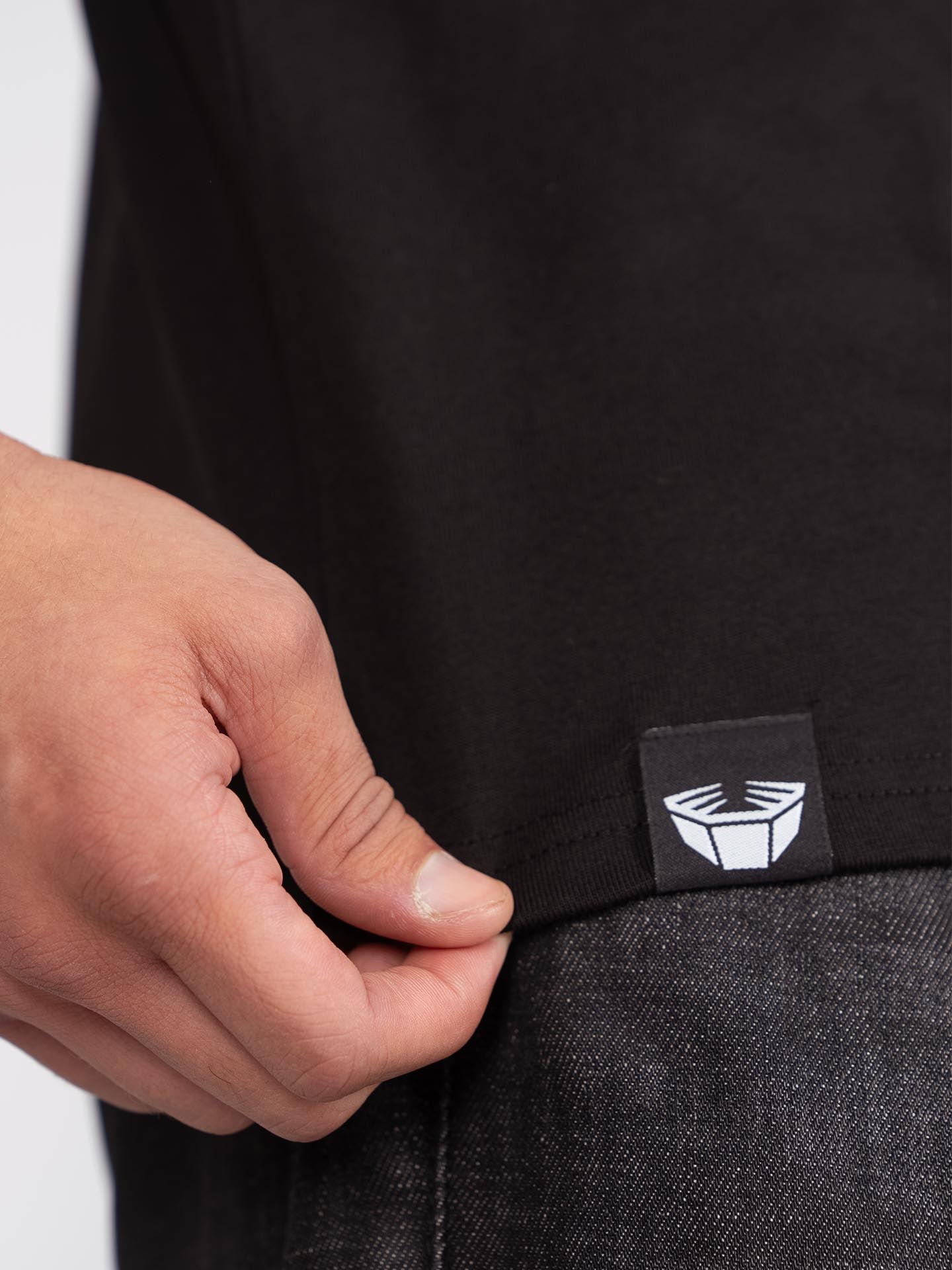 RINGLIFE T-Shirt Oversized, RGLF Tattoo, schwarz-matt