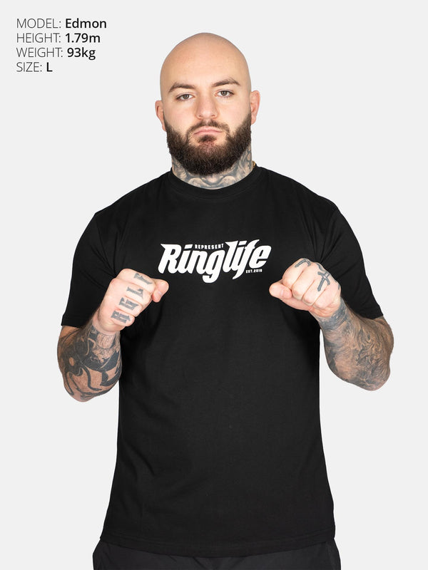 RINGLIFE T-Shirt, Represent schwarz