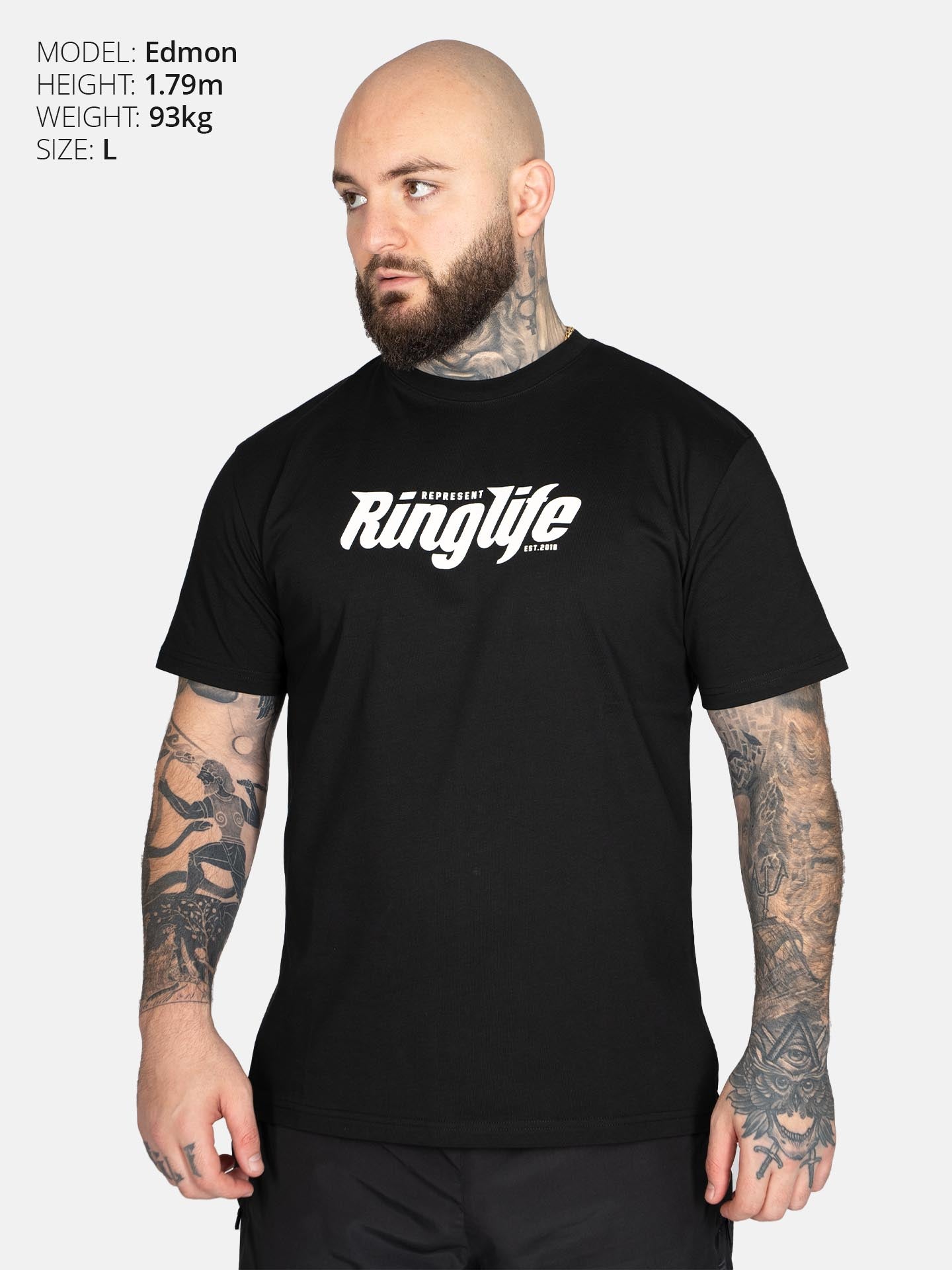 RINGLIFE T-Shirt, Represent schwarz