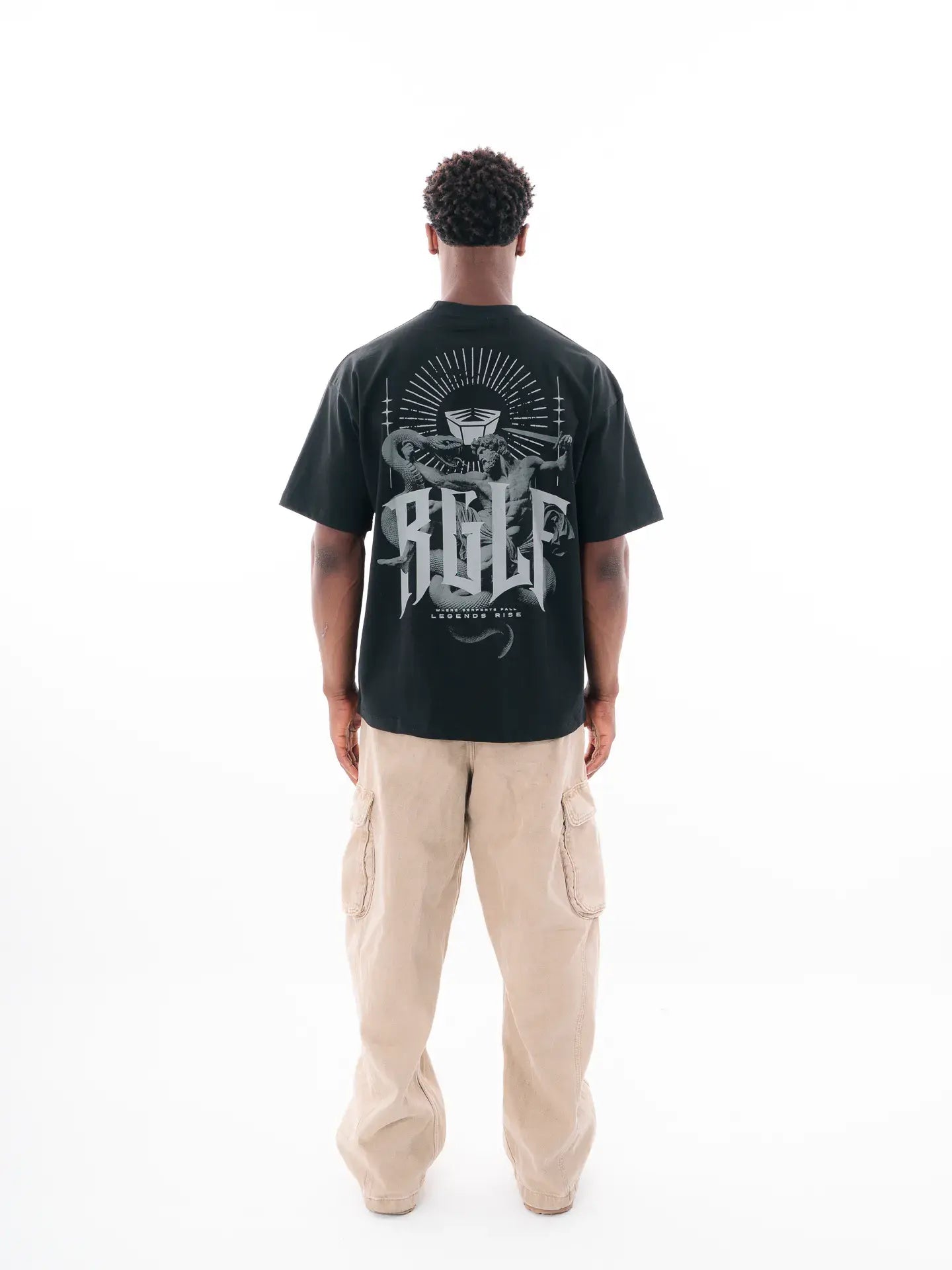 RINGLIFE T-Shirt, Oversized, Serpent, schwarz