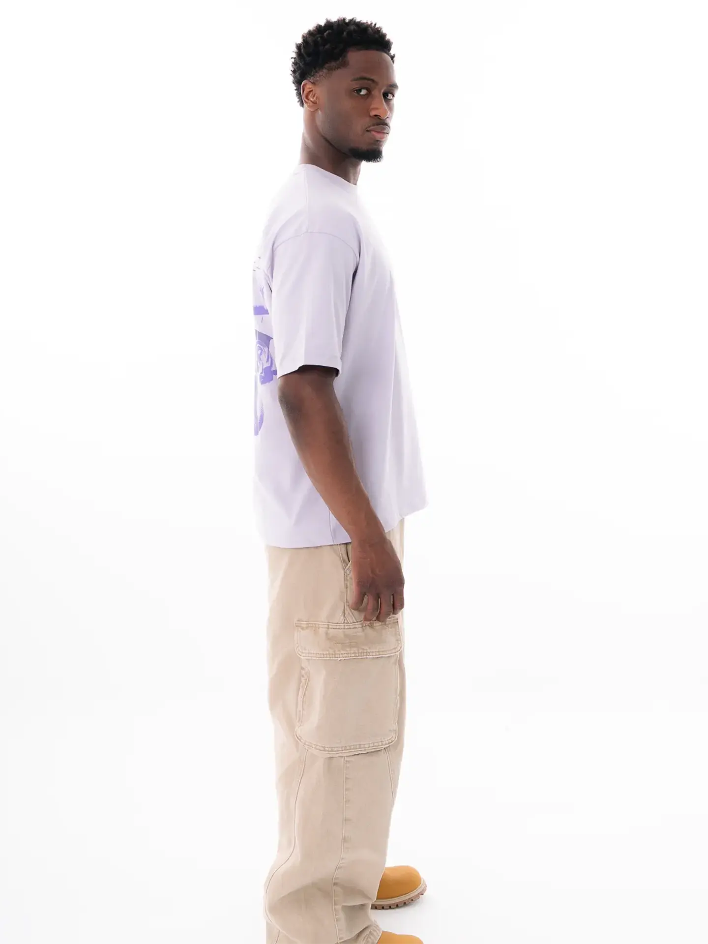 RINGLIFE T-Shirt, Oversized, Serpent, lavendel