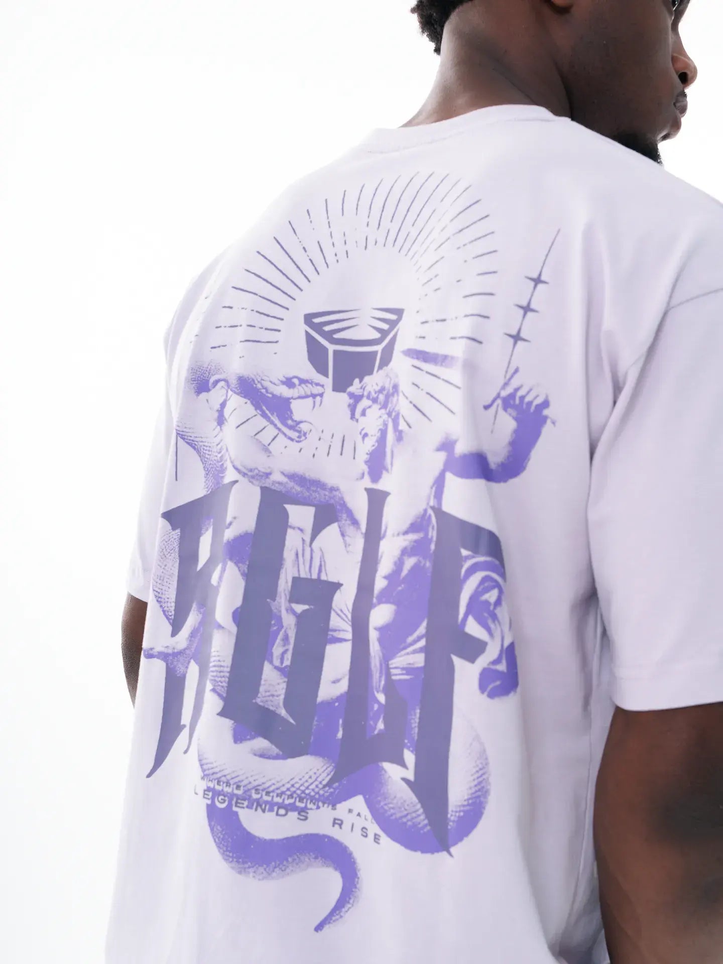 RINGLIFE T-Shirt, Oversized, Serpent, lavendel
