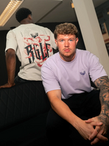 RINGLIFE T-Shirt, Oversized, Serpent, lavendel
