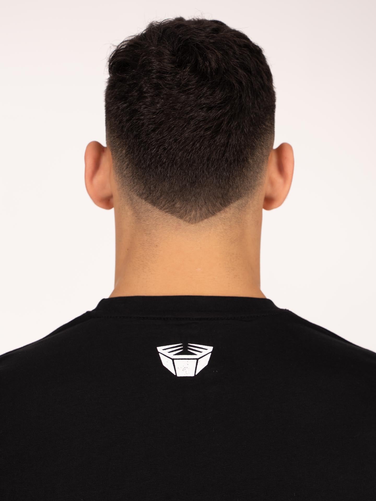 RINGLIFE T-Shirt, Sparring Div. Worldwide, schwarz-weiß