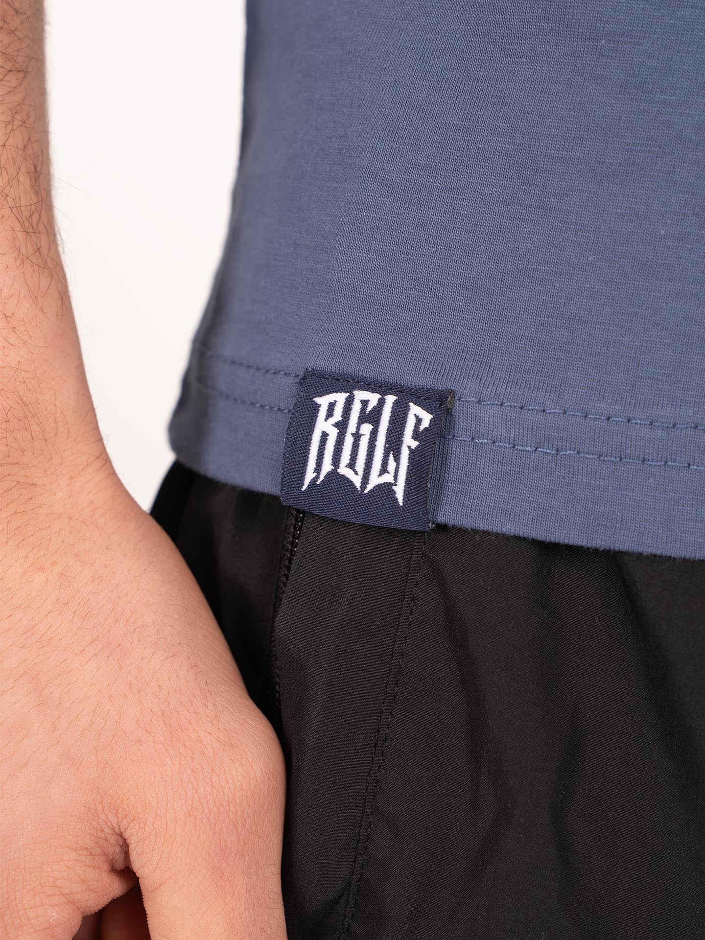 RINGLIFE T-Shirt, Sparring Div. Worldwide, indigo-weiß