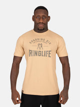 RINGLIFE T-Shirt, Sparring Div. Worldwide, sand-khaki