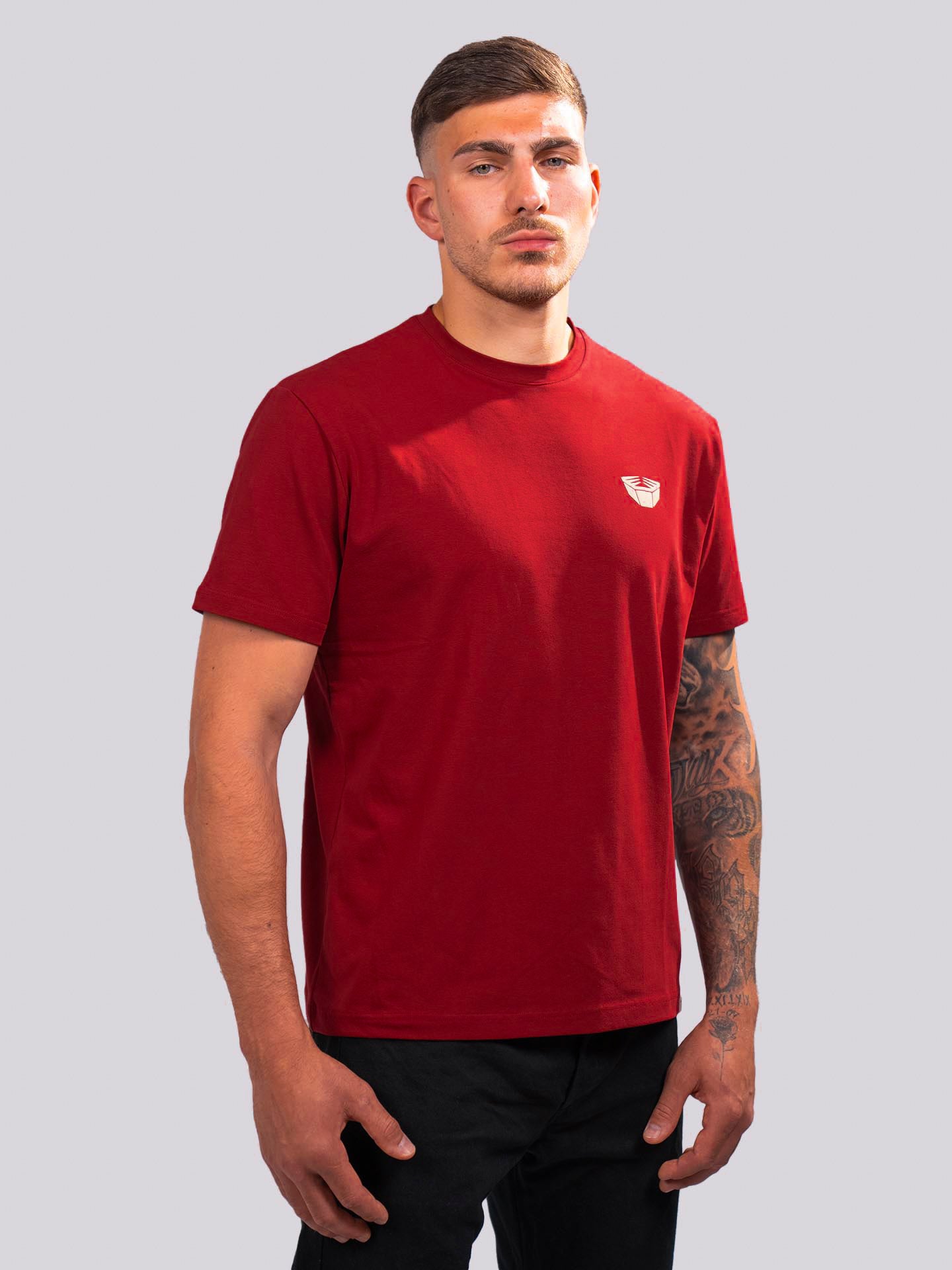 RINGLIFE T-Shirt, Sparring Division, weinrot