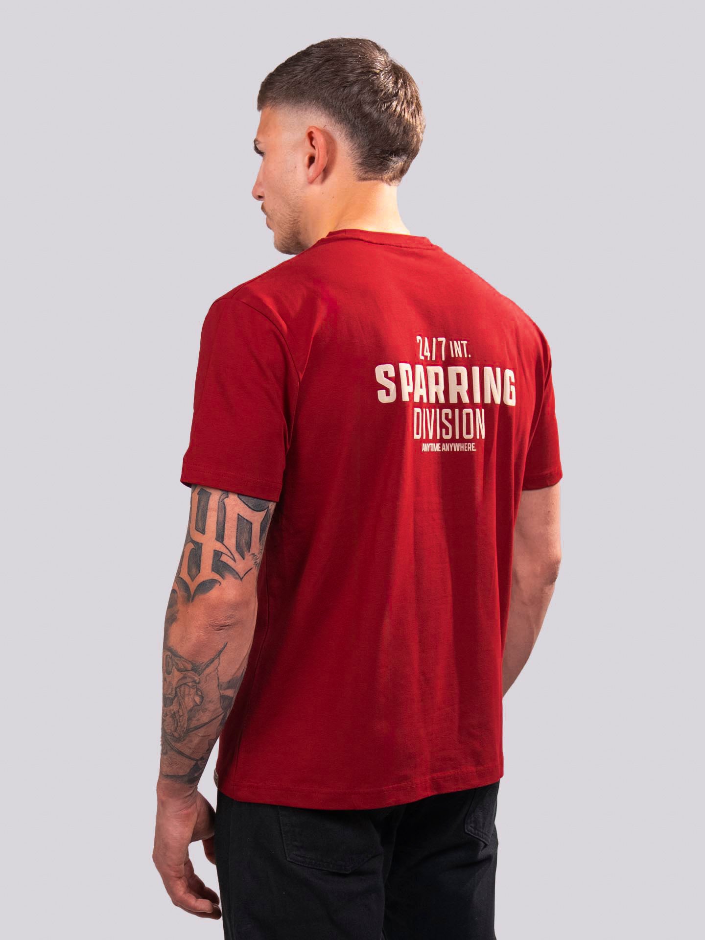 RINGLIFE T-Shirt, Sparring Division, weinrot