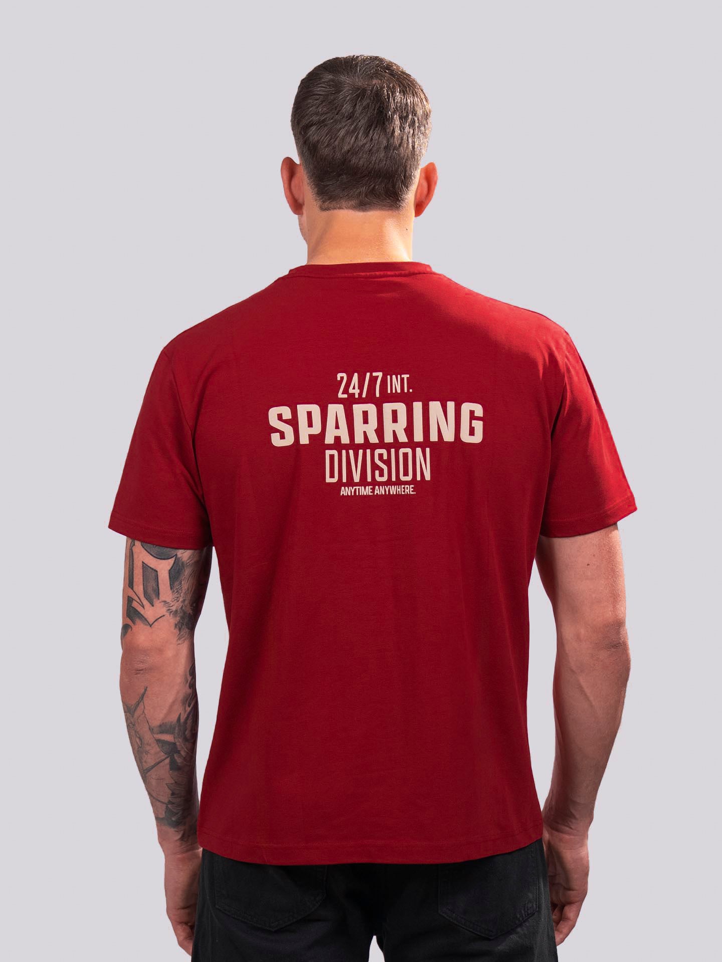 RINGLIFE T-Shirt, Sparring Division, weinrot