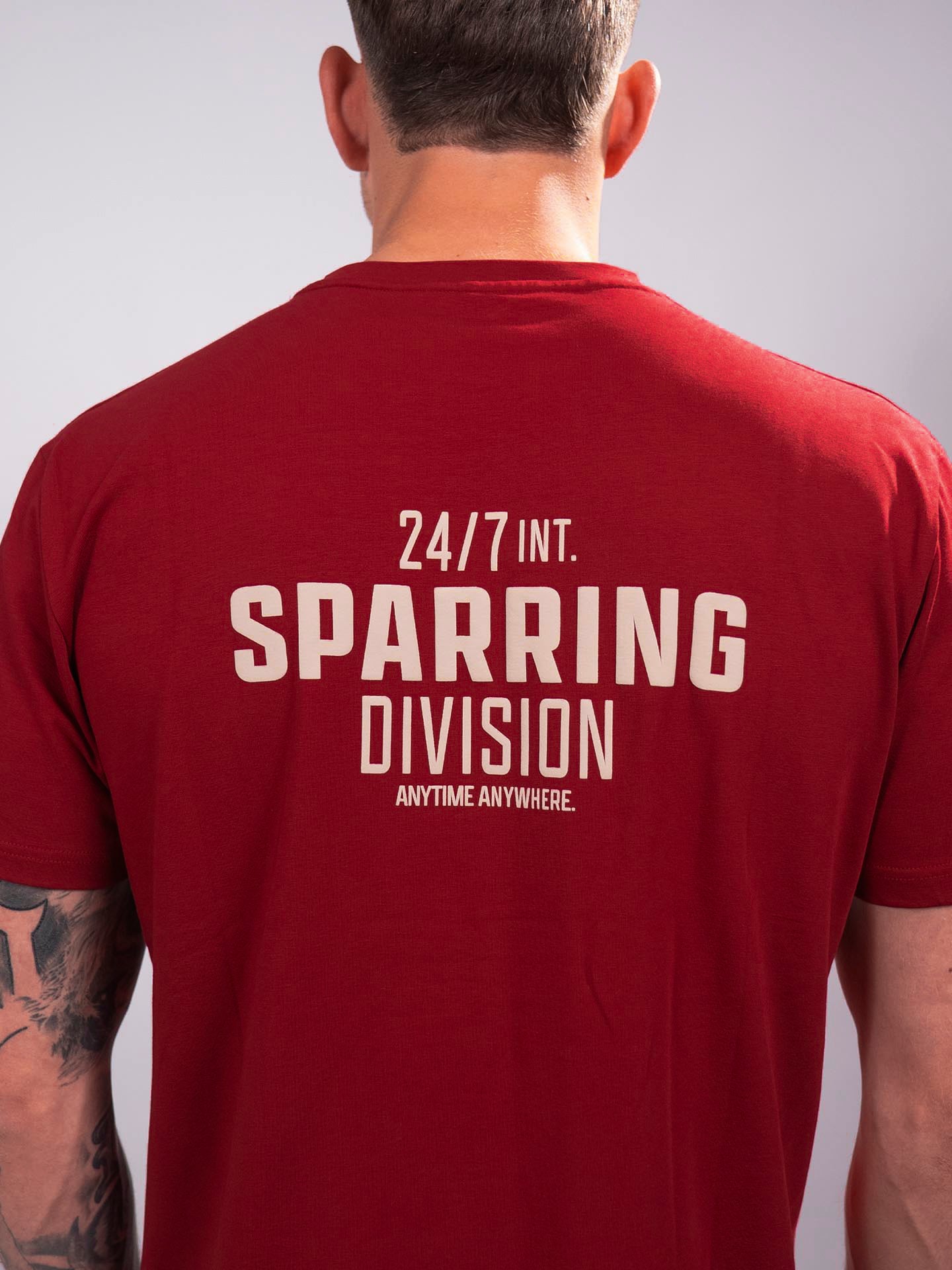 RINGLIFE T-Shirt, Sparring Division, weinrot