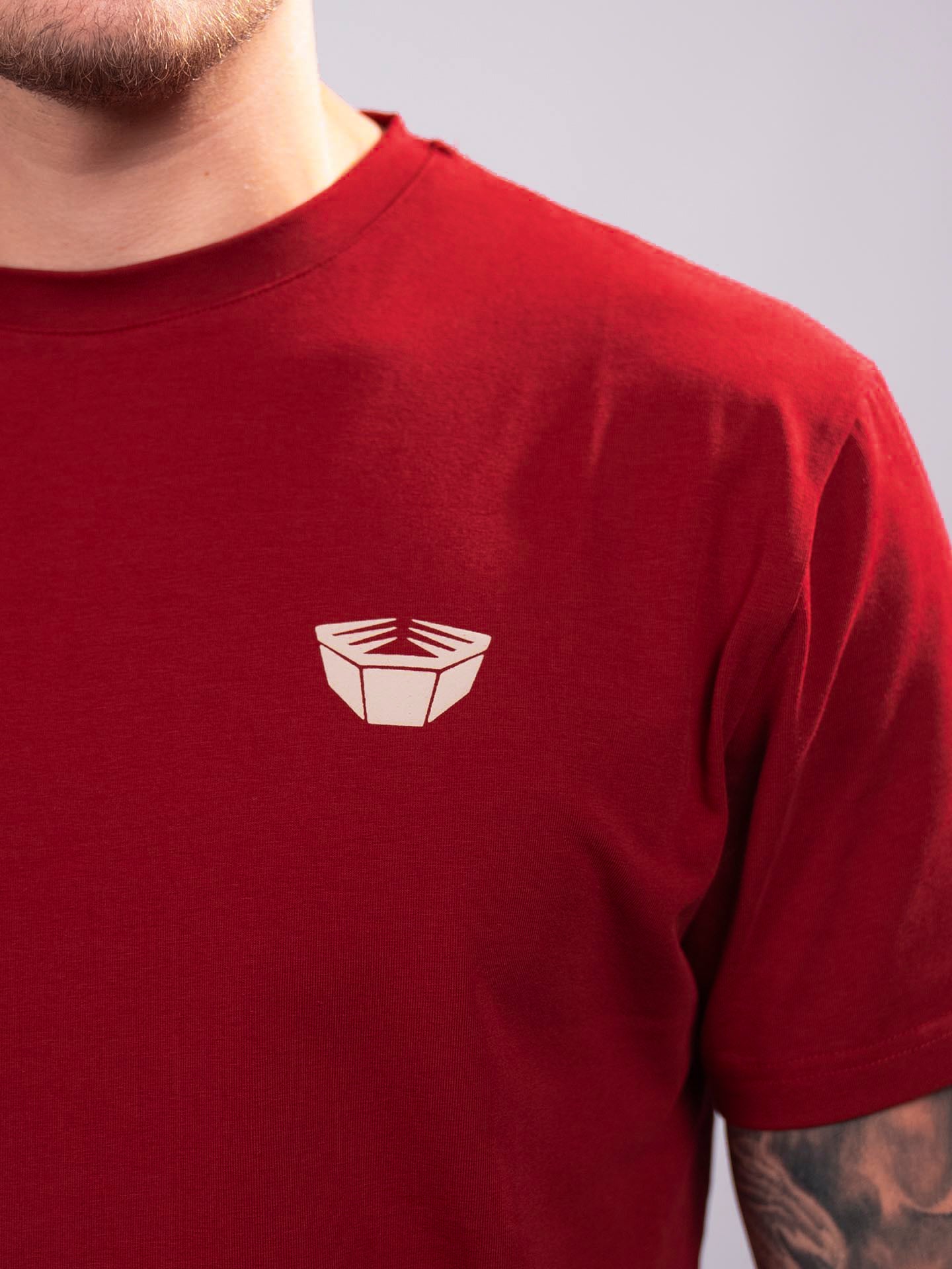 RINGLIFE T-Shirt, Sparring Division, weinrot