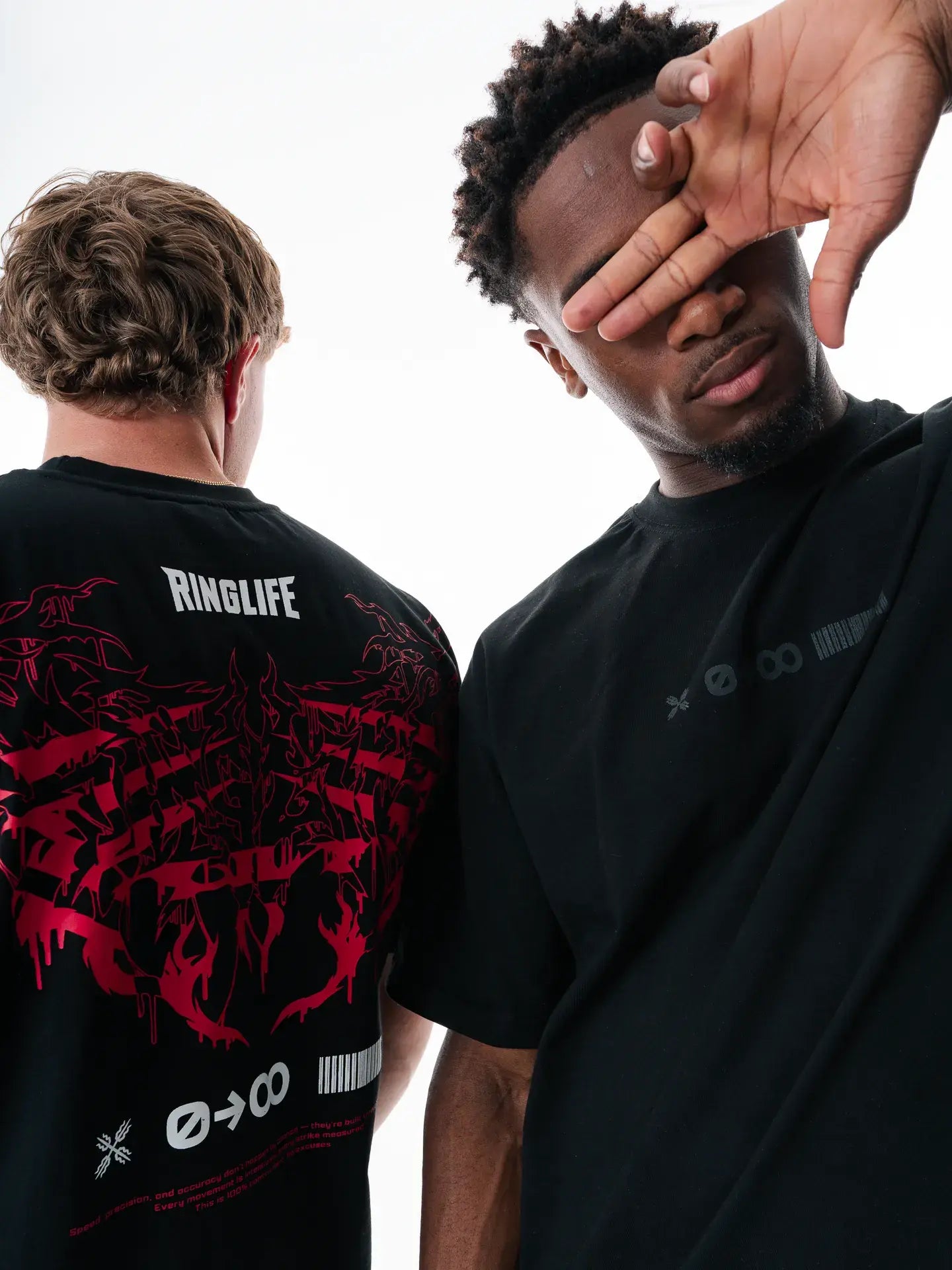 RINGLIFE T-Shirt, Tyrant, schwarz-rot