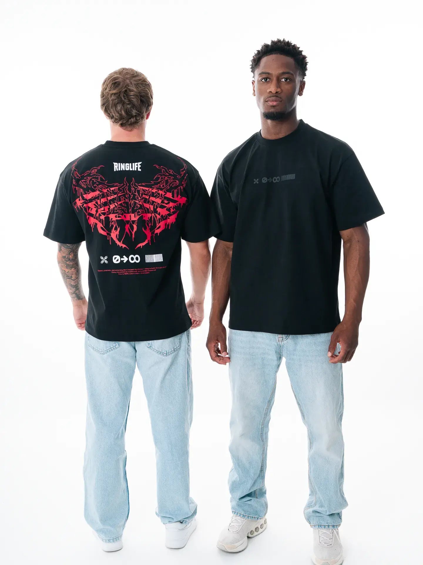 RINGLIFE T-Shirt, Tyrant, schwarz-rot